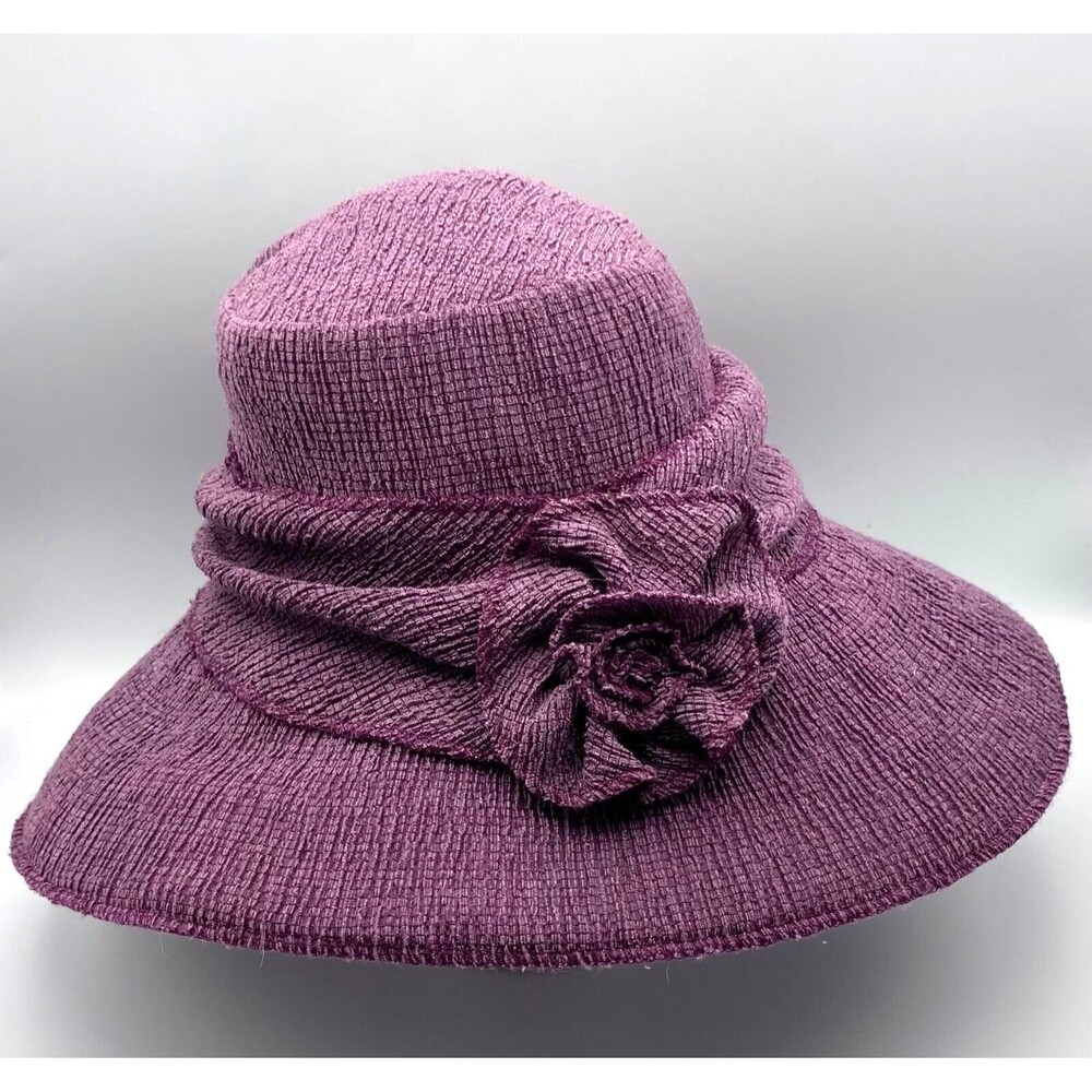 Lillie & Cohoe Purple Textured Floppy Sun Hat Wide Brim Size 1 Canada
